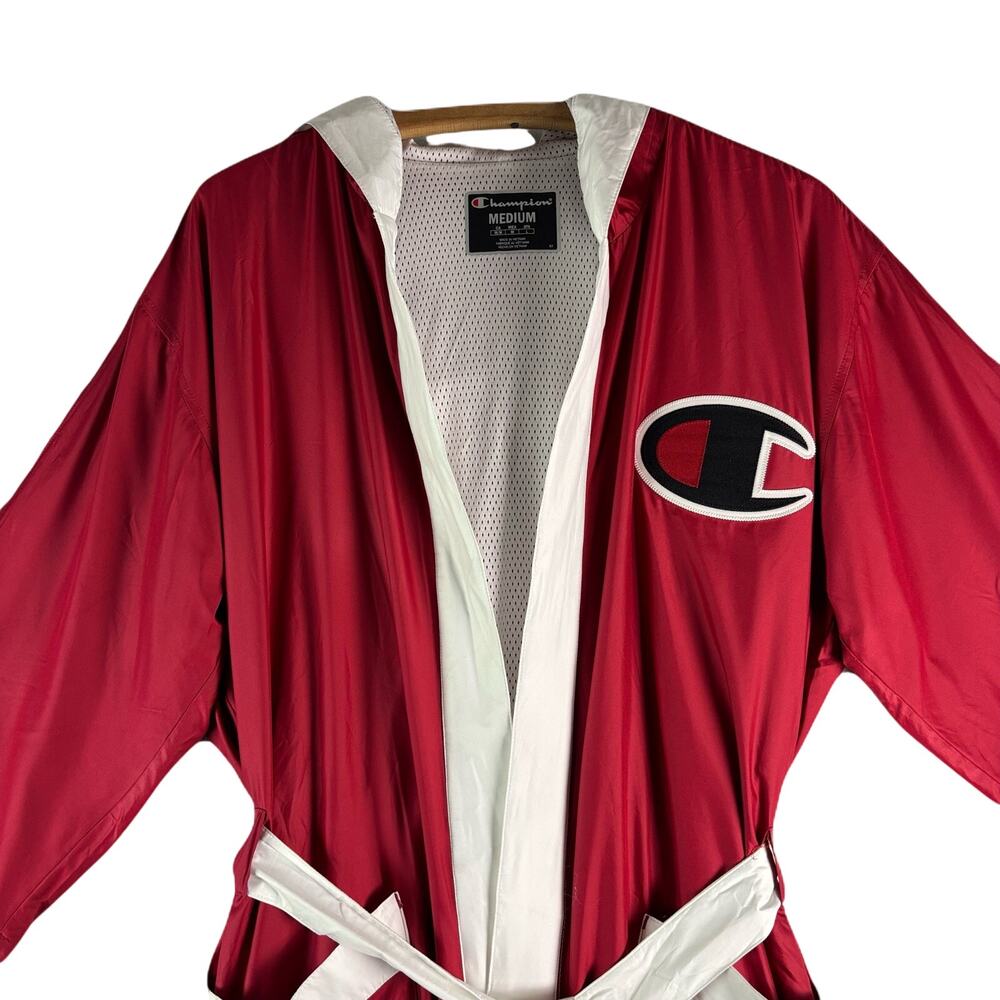 CHAMPION Red Boxing Robe Size M - Picture 9 of 12